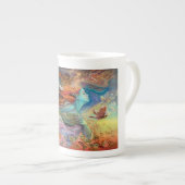 飛行中国のマグの精神 ボーンチャイナマグカップ (正面右)