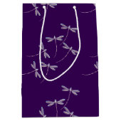 飛行中抱き枕のトンボ ミディアムペーパーバッグ (正面)