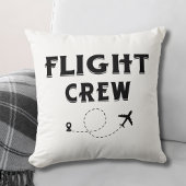 飛行乗務員クール飛行機、旅行、家族の休暇 クッション