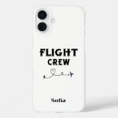 飛行乗務員クール飛行機、旅行、家族の休暇 Case-Mate iPhoneケース (裏面)