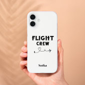 飛行乗務員クール飛行機、旅行、家族の休暇 Case-Mate iPhoneケース