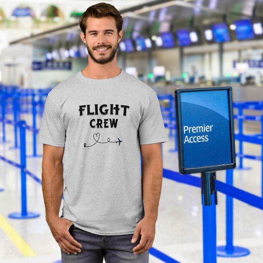 飛行乗務員クール飛行機、旅行、家族の休暇 Tシャツ
