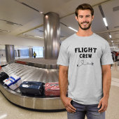 飛行乗務員クール飛行機、旅行、家族の休暇 Tシャツ
