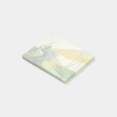 飛行前の複葉機のアンティークの飛行機 ポストイット (アングル)