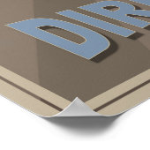 飛行可能航空ヴィンテージワールドトラベルポスター ポスター (角)