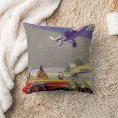 飛行場 クッション (ブランケット)