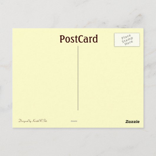 飛行士になる ポストカード (裏面)