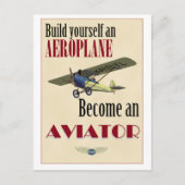 飛行士になる ポストカード (正面)