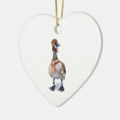 飛行士のガチョウ セラミックオーナメント (左)