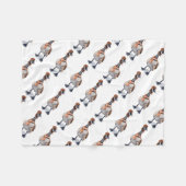 飛行士のガチョウ フリースブランケット (正面(横))