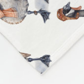 飛行士のガチョウ フリースブランケット (角)