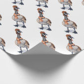 飛行士のガチョウ ラッピングペーパー (角)