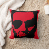 飛行士のサングラスのヒップスター(黒)が付いているリンカーン クッション (ブランケット)