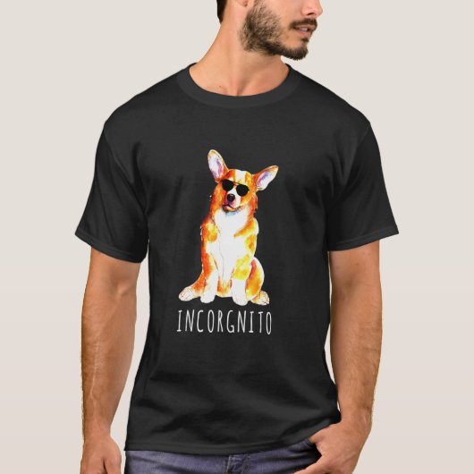 飛行士のサングラス・コルギ Tシャツ (正面)