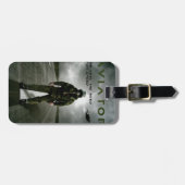 飛行士の戦闘機のパイロット ラゲッジタグ (正面横)
