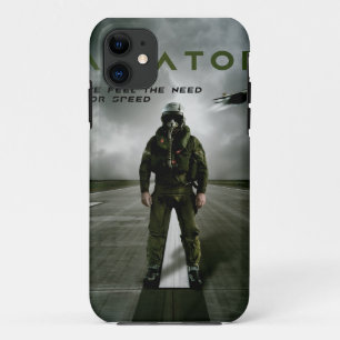 飛行士の戦闘機のパイロット iPhone 11 ケース
