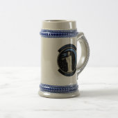 飛行士の翼を持つNAVAIR 0966ステイン ビールジョッキ (正面右)