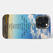飛行士アルファベット飛行機  iPhoneケース (裏面横)