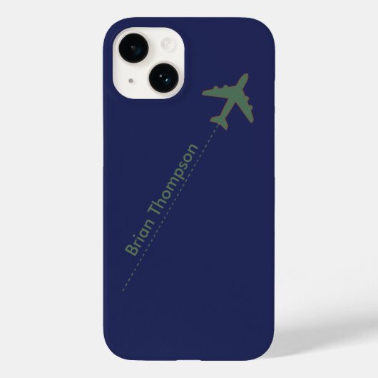 飛行士パーソナライズされた人 Case-Mate iPhoneケース (裏面)