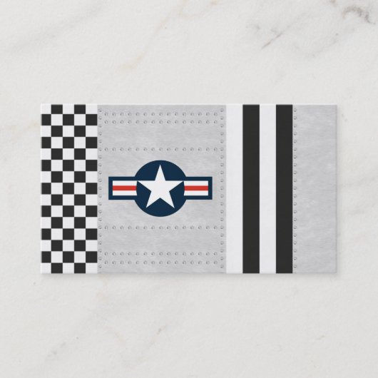 飛行学校又は航空分野 名刺 (正面)