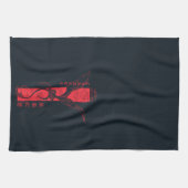 飛行旗の新年中国のの車軸 | 萬事如意 キッチンタオル (横)