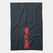 飛行旗の新年中国のの車軸 | 萬事如意 キッチンタオル (縦)