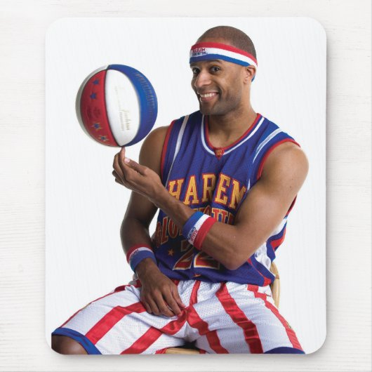 飛行時間の球の回転 マウスパッド (正面)