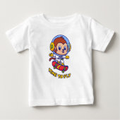 飛行時間 ベビーTシャツ (正面)