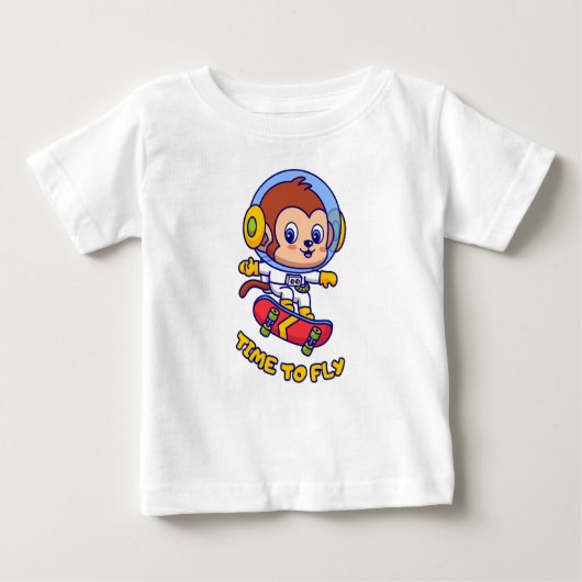 飛行時間 ベビーTシャツ (正面)
