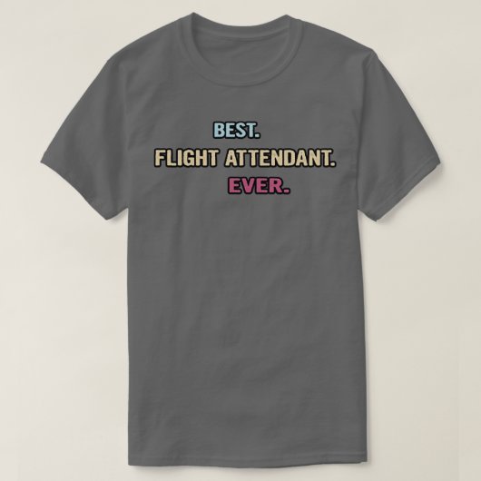 飛行最高の付き添い人エバーニースギフトアイディア Tシャツ (デザイン正面)