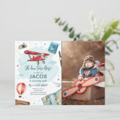 飛行機ああ私のタイムフライ最初の誕生日 招待状 (スタンド正面)