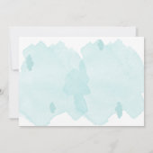 飛行機ああ私のタイムフライ最初の誕生日 招待状 (裏面)