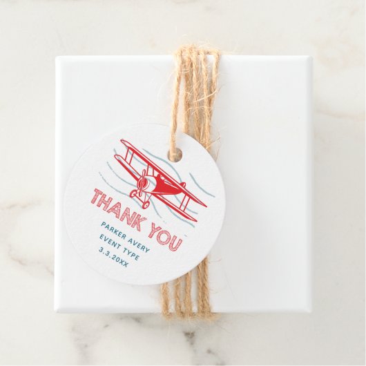 飛行機ありがとう フェイバータグ (インサイチュ)