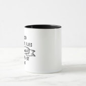 飛行機おもしろいパイロットカップおもしろい、タイム引用文ことわざ マグカップ (中央)