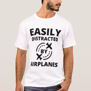 飛行機おもしろいパイロット Tシャツ