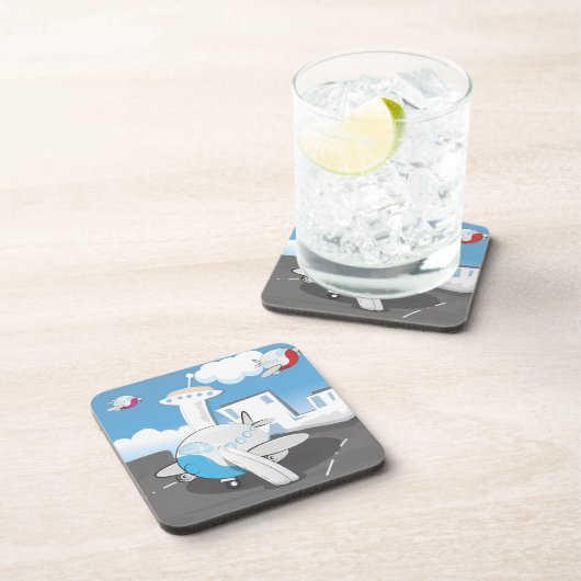 飛行機おもちゃ コースター (右側)