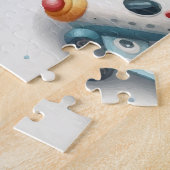 飛行機おもちゃ ジグソーパズル (側面)