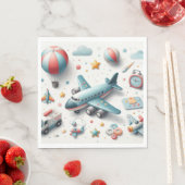 飛行機おもちゃ スタンダードランチョンナプキン (インサイチュ)