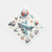 飛行機おもちゃ スタンダードランチョンナプキン (角)