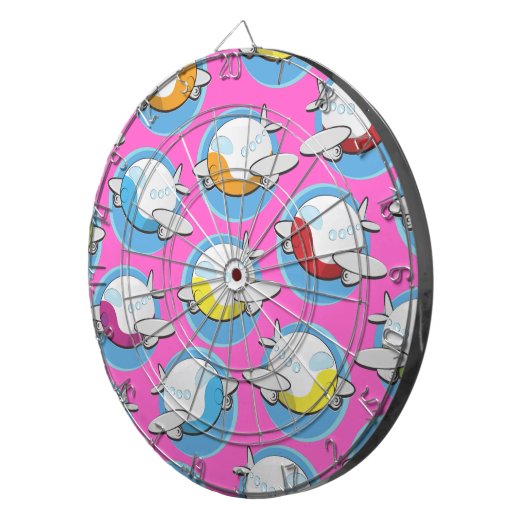 飛行機おもちゃ ダーツボード (正面右)