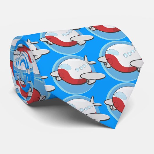 飛行機おもちゃ ネクタイ (ロール)