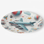 飛行機おもちゃ ペーパープレート (アングル)