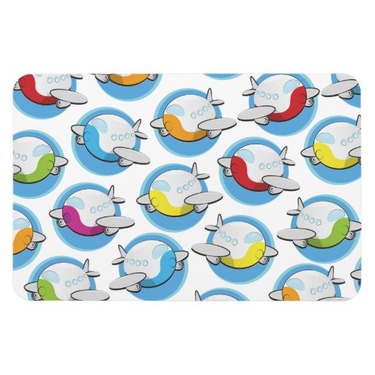 飛行機おもちゃ マグネット (横)