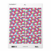 飛行機おもちゃ ラベル (フルシート)