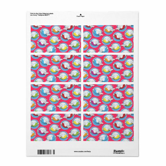 飛行機おもちゃ ラベル (フルシート)