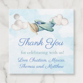 飛行機お洒落は洗礼に感謝誕生日 フェイバータグ