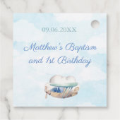 飛行機お洒落は洗礼に感謝誕生日 フェイバータグ (裏面)