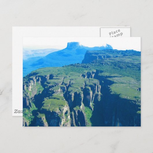 飛行機からのベネズエラの風景ファインアート ポストカード (正面/裏面)