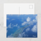 飛行機からのランジロア ポストカード (正面/裏面)