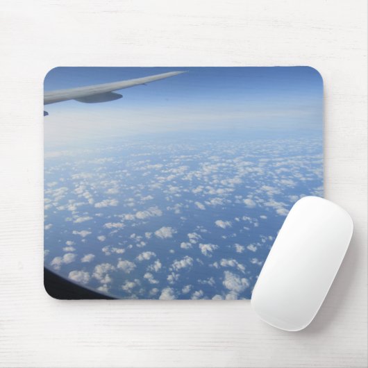 飛行機からの景色 マウスパッド (マウス)